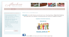 Desktop Screenshot of alachuawomansclub.com